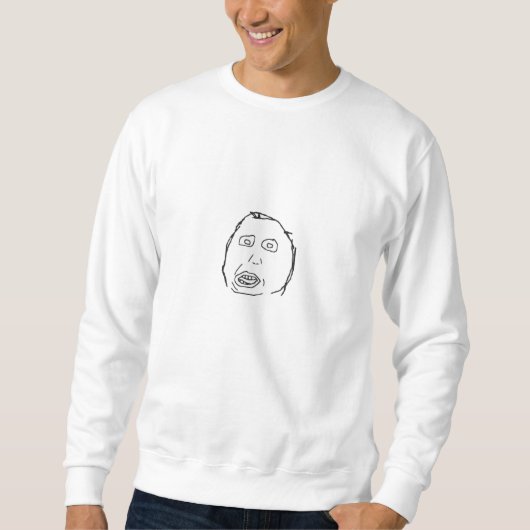Herp Derp Meme Sweatshirt (Vorderseite)