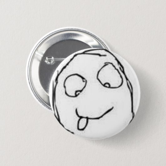 Herp Derp Raserei-Comic Button (Vorne & Hinten)