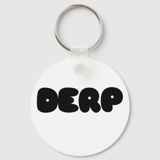 Herp Derp Schlüsselanhänger (Vorderseite)