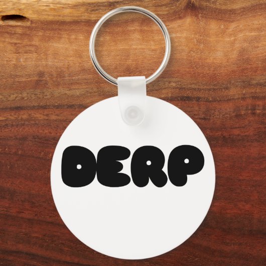 Herp Derp Schlüsselanhänger (Vorderseite)