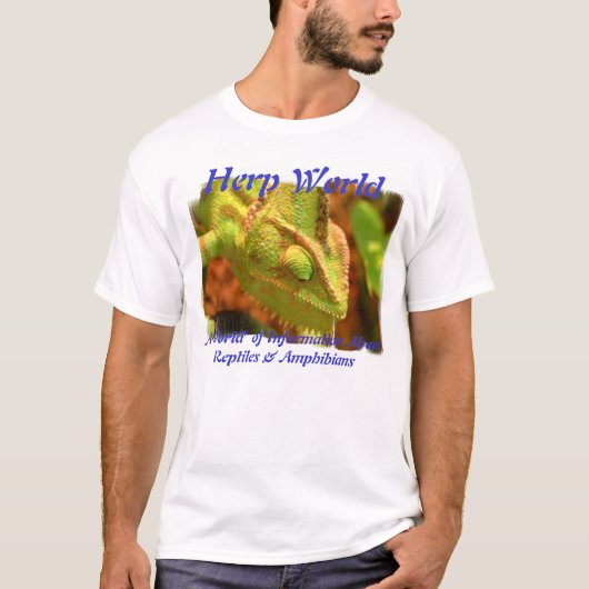 Herp Weltchamäleon-T - Shirt (Vorderseite)