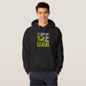 Herpetologe Echse Reptil Leopardgecko Hoodie (Vorne ganz)