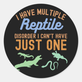 Herpetologe, Herpetologen Runder Aufkleber