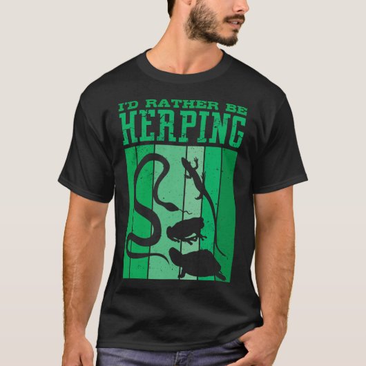 Herpetologe Herpetology Herpetology Herper S2 (80) T-Shirt (Vorderseite)