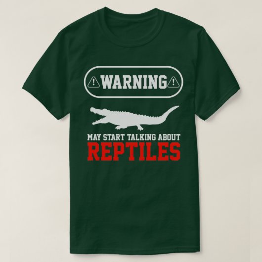 Herpetologe Reptile Reptiles Krokodile Herping T-Shirt (Design vorne)