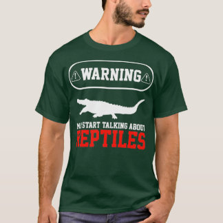 Herpetologe Reptile Reptiles Krokodile Herping T-Shirt