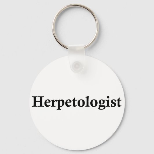 Herpetologe Schlüsselanhänger (Vorderseite)