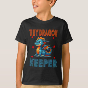 Herpetologe Tiny Dragon Keeper Crested Gecko T-Shirt