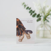 Herpetologist doppelseitig visitenkarte (Stehend Vorderseite)