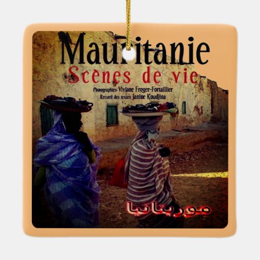 HERR 004 MAURITANIEN, Afrika, Keramikornament (Rückseite)