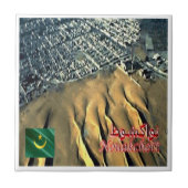 HERR 006 NOUAKCHOTT, Sanddünen, Mauretanien, Fliese (Vorderseite)