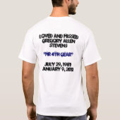 Herr 4. Gang T-Shirt (Rückseite)