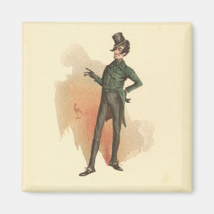 Herr Alfred Jingle von The Pickwick Papers Magnet