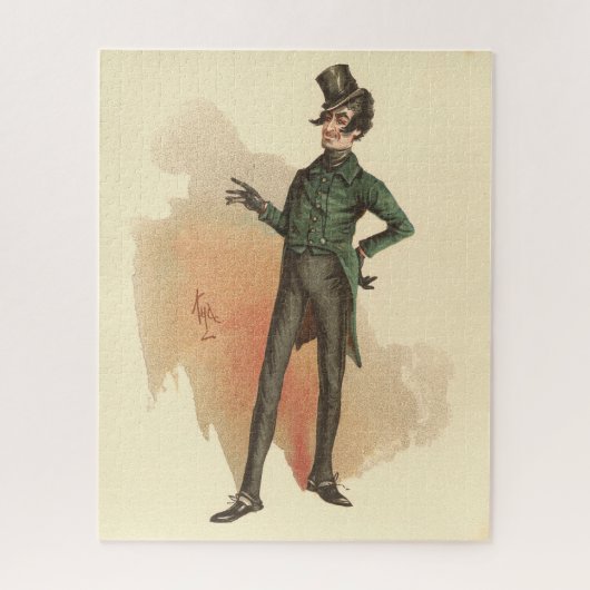 Herr Alfred Jingle von The Pickwick Papers Puzzle (Vertikal)