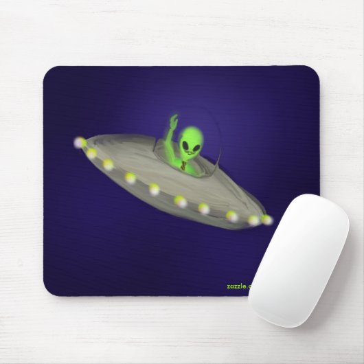 Herr Alien mousepad (Mit Mouse)