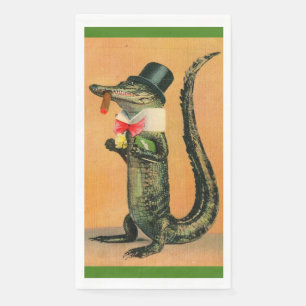 Herr Alligator Gästetücher Serviette