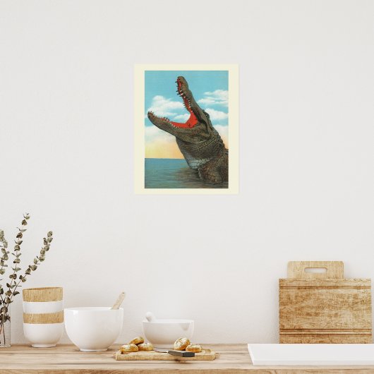 Herr Alligator Poster (Küche)