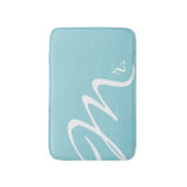 Herr Aquamarine Bath Mat Badematte (Vorderseite Vertikal)