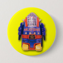 Herr Atomic Toy Robot Round Button