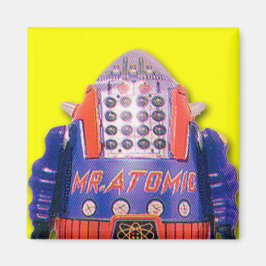 Herr Atomic Toy Robot Square Magnet
