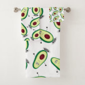 Herr Avocado Pattern Badhandtuch Set (Insitu)