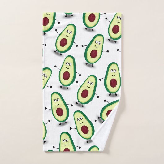 Herr Avocado Pattern Badhandtuch Set (Handtuch)