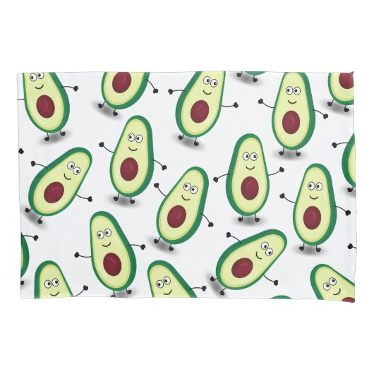 Herr Avocado Pattern Kissenbezug (Vorderseite)