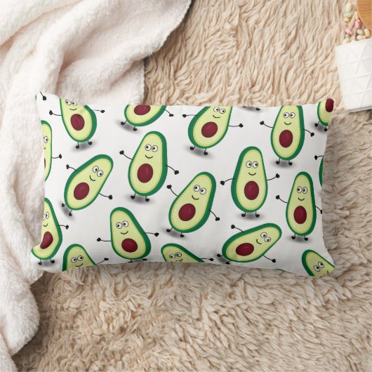 Herr Avocado Pattern Lendenkissen (Decke)