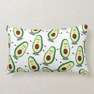 Herr Avocado Pattern Lendenkissen