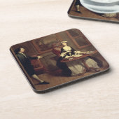 Herr B. findet Pamela-Schreiben, Illustration von Getränkeuntersetzer (Linke Seite)