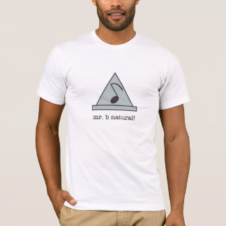 Herr b natürlich! der T - Shirt der Männer