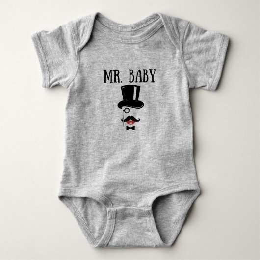 Herr Baby Strampler (Vorderseite)