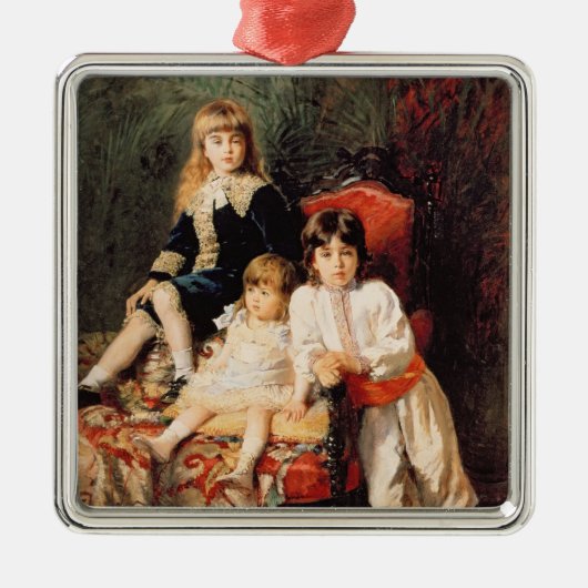Herr Balashovs Children, 1880 Ornament Aus Metall (Vorne)