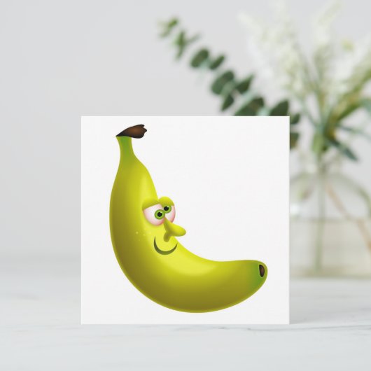 Herr Banana Einladung (Stehend Vorderseite)