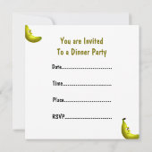 Herr Banana Einladung (Rückseite)