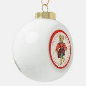 HERR BAR Keramik Schneeflocken Ornament + Text (Links)