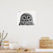 Herr Barred Owl - 2025 Poster (Küche)