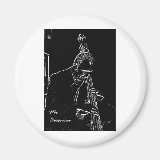 Herr Bassman Magnet (Vorne)