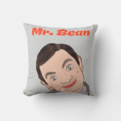 Herr Bean (Rowan Atkinson) Fan Art Kissen (Vorderseite)