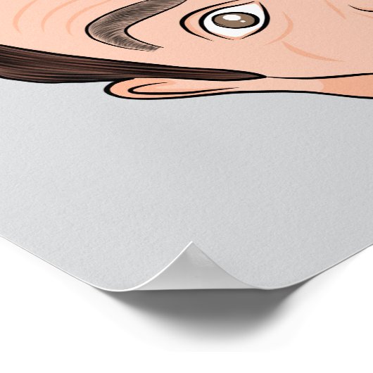 Herr Bean (Rowan Atkinson) Fan Art Poster (Ecke)