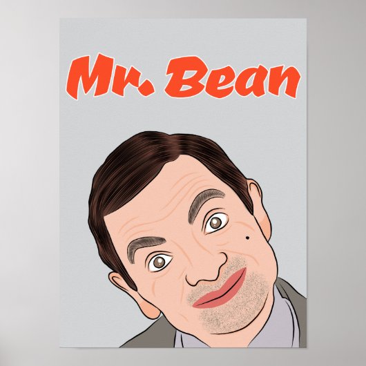 Herr Bean (Rowan Atkinson) Fan Art Poster (Vorne)