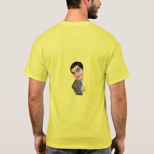 Herr Bean T - Shirt mit lustigem Zitat (Rückseite)
