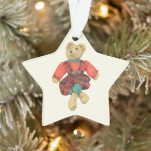 HERR BEAR Acrylic Star Ornament