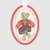 HERR BEAR Akrylorische Ovale Ornamente + Text (Vorderseite)