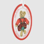 HERR BEAR Akrylorische Ovale Ornamente + Text (Vorderseite)