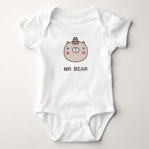 Herr Bear Baby Strampler