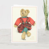 HERR BEAR Christmas Card Dankeskarte (Rückseite)
