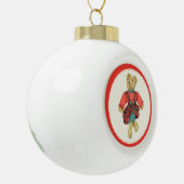 HERR BEAR Keramik Snowflake Ornament (Links)