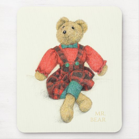 HERR BEAR Mouse Pad Mousepad (Vorne)