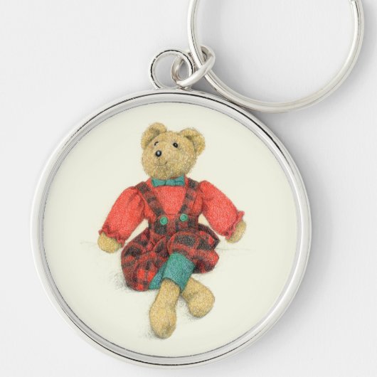 HERR BEAR Premium Circle Schlüsselanhänger (Vorne)